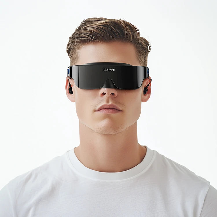 CORNMI Immersive 3D MR Hardware Smart Glasses Head Mounted Virtual Reality Display for Private Cinema & Gaming Stock Available