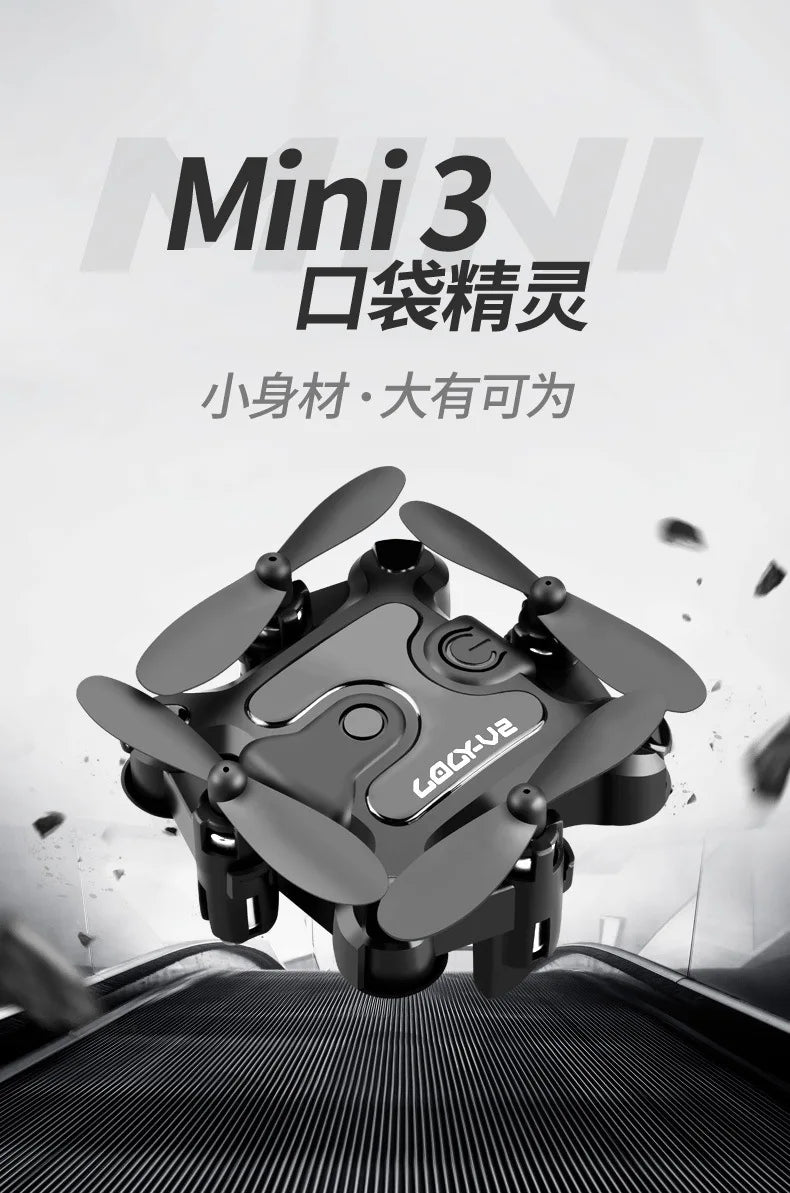 Factory 4DRC V2 Mini Drone 4K HD Camera WiFi FPV Air Pressure Altitude Hold Foldable RC Quadcopter Dron Toys for Kids