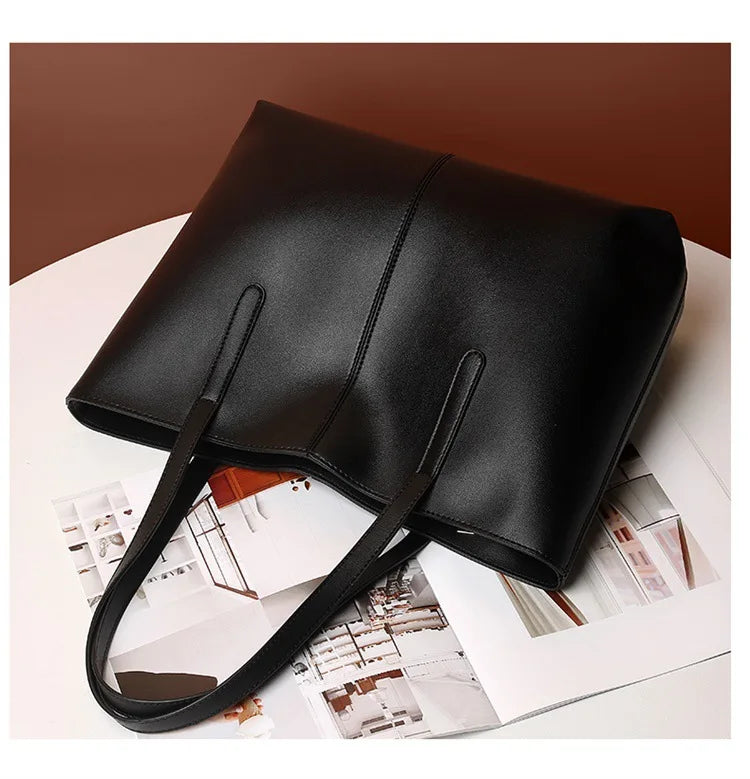 ROHORSE Women's Bag New Fashion Handbag Women PU Leather Shoulder Crossbody Bag Ladies Messenger Tote Bags