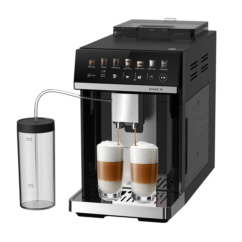 New Bean to Cup Milk Expresso Cappuccino Latte Espresso Machine Coffee Maker Full Automatic Coffee Machine for Home