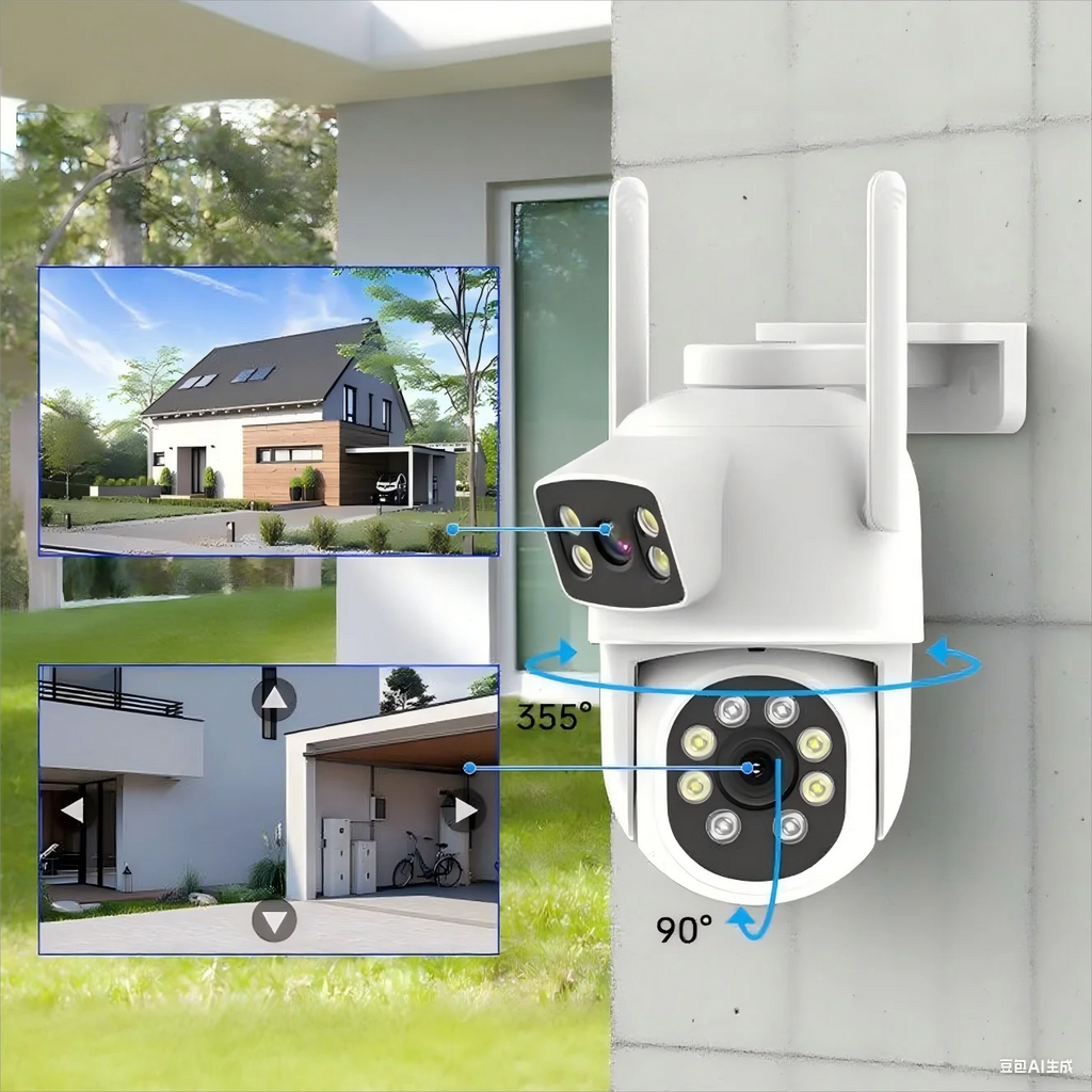 Hot Selling Indoor and Outdoor Camera Cloud and SD Card Storage CCTV Home Security Wired Smart Camera