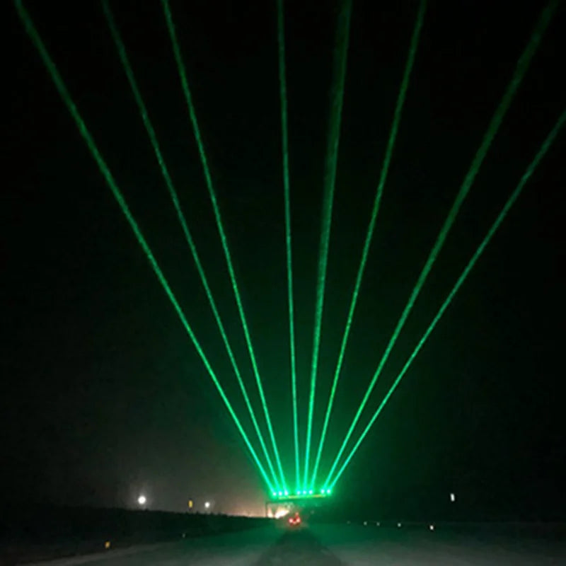520nm Double Head 8W 12W Waterproof Highway Warning Lights Laser Bird Repellent Outdoor Landmark Lights Bird Repellent Equipment