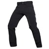 Lightweight Mid Waist Summer Casual Pants Quick Drying Breathable Flat Front Zipper Fly Harem Design Regular Fit Plain Dyed