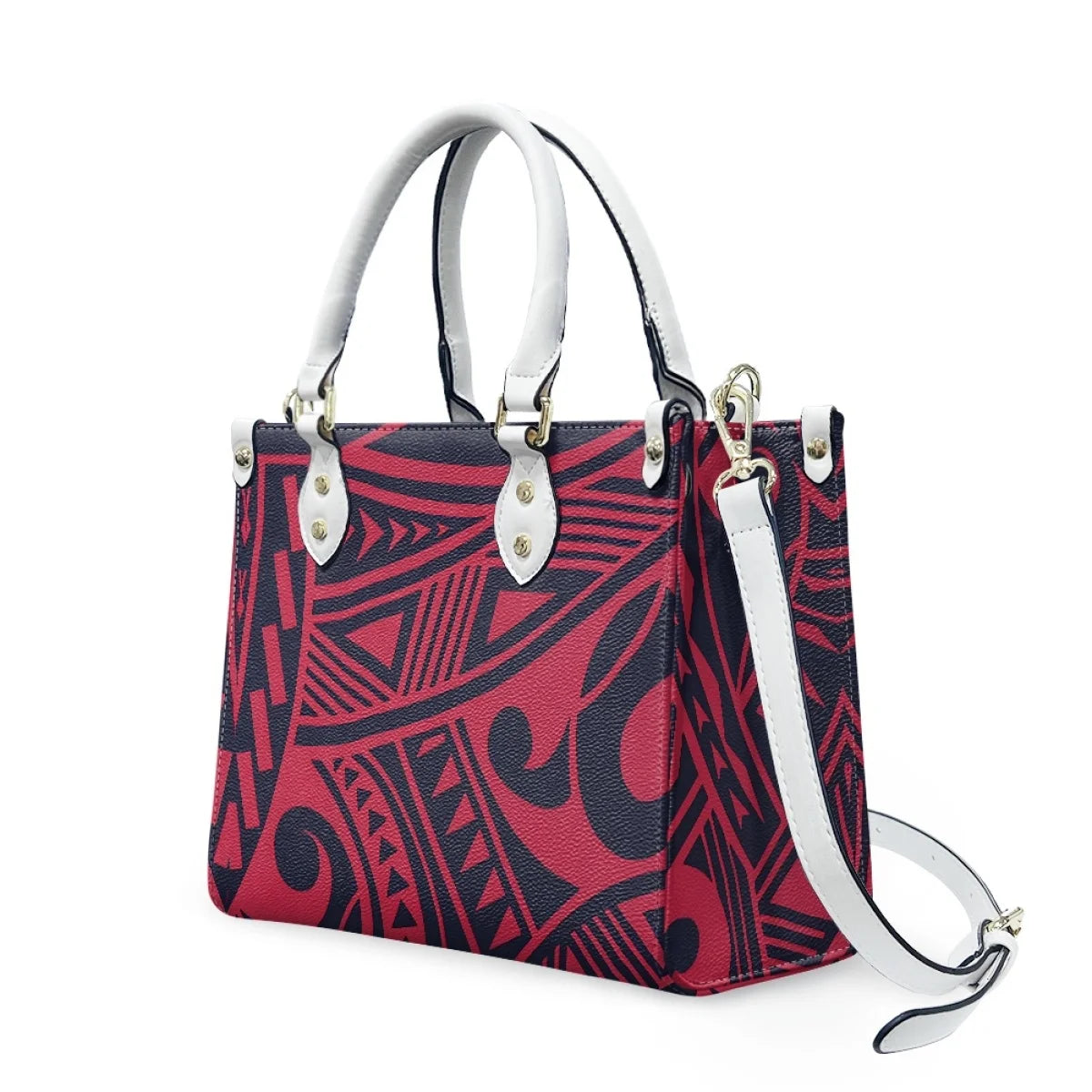 Customize Women's Handbag Leather Bags Women Handbags Ladies Wholesale Custom Polynesia Hawaiian Style Handbags for Women Luxury