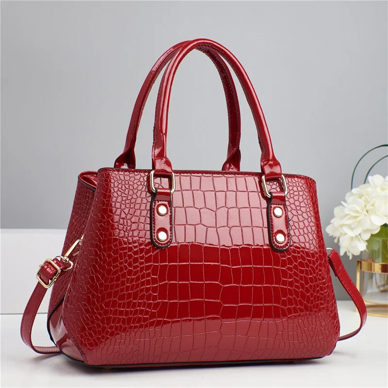 Large Capacity 2025 New Minimalist and Fashionable Versatile Three Piece Bags Women Handbags Bags