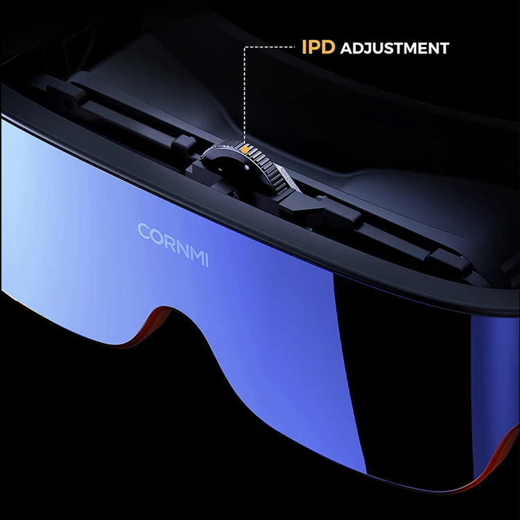 CORNMI Immersive 3D MR Hardware Smart Glasses Head Mounted Virtual Reality Display for Private Cinema & Gaming Stock Available