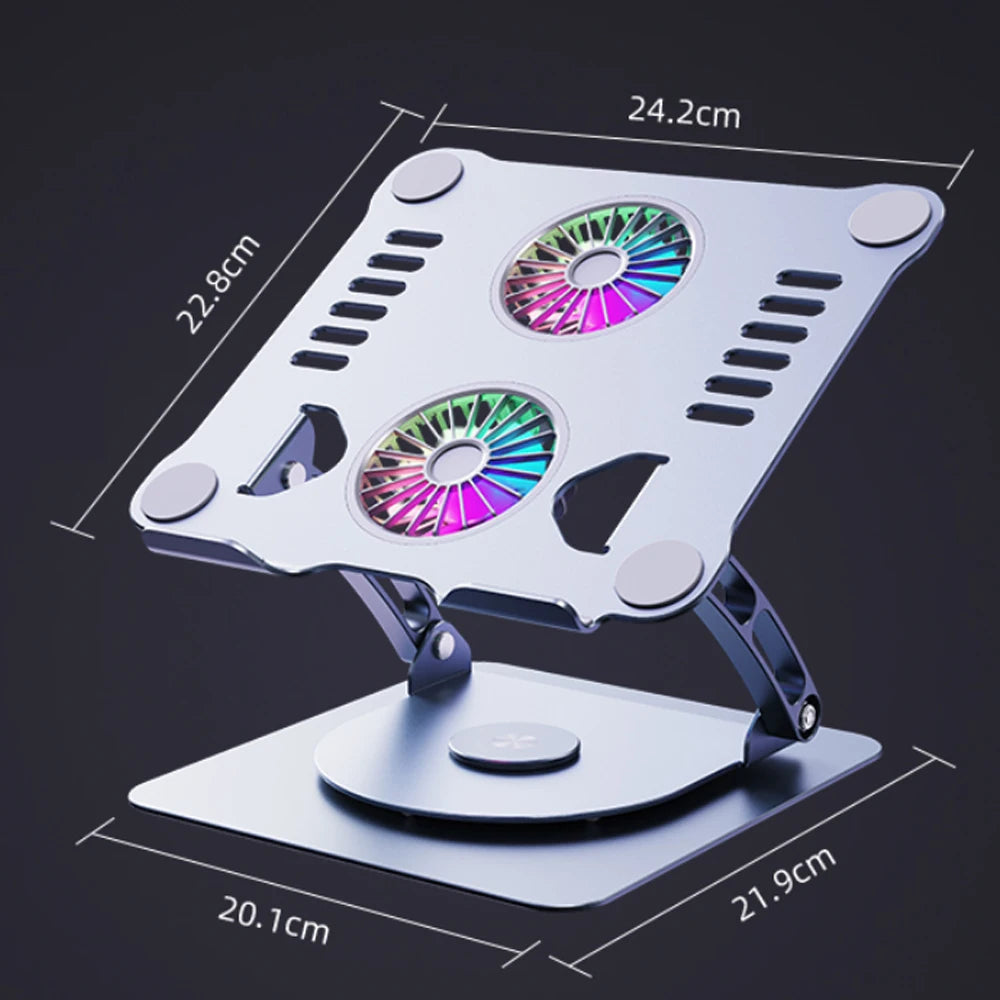 Desktop Folding Laptop Stand With Cooling Fan Refrigeration Laptop Cooler Laptop Stand