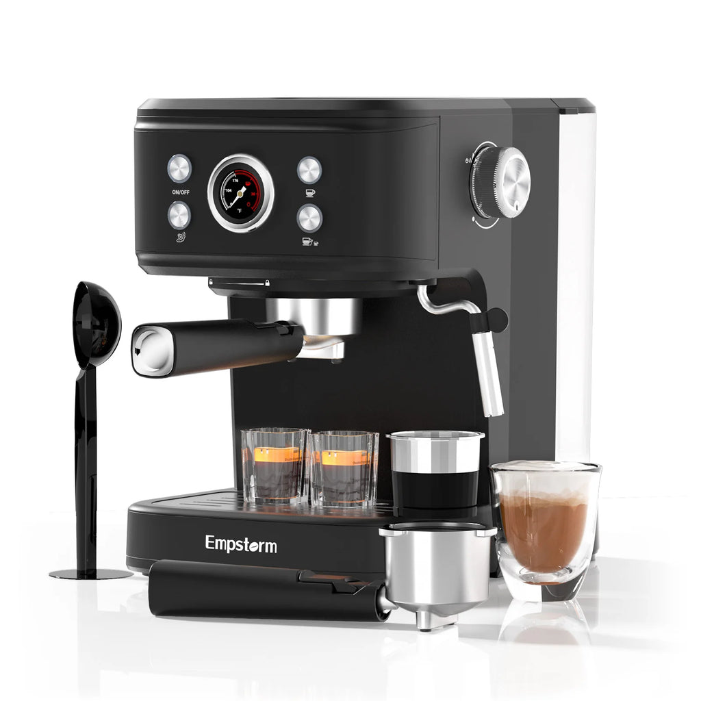 Empstorm 3 in 1 20 Bar Professional Coffee Machine Espresso Semi-Automatic Coffee Maker Machine Stock in the US Local