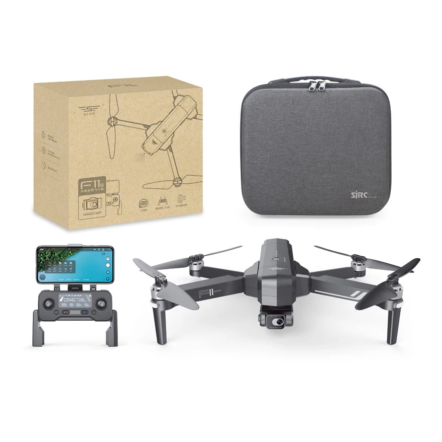 SJRC F11S Professional FPV Brushless Quadcopter Drone with 4K Pro Camera WIFI GPS EIS 2-Axis Anti-Shake Gimbal Plastic Material