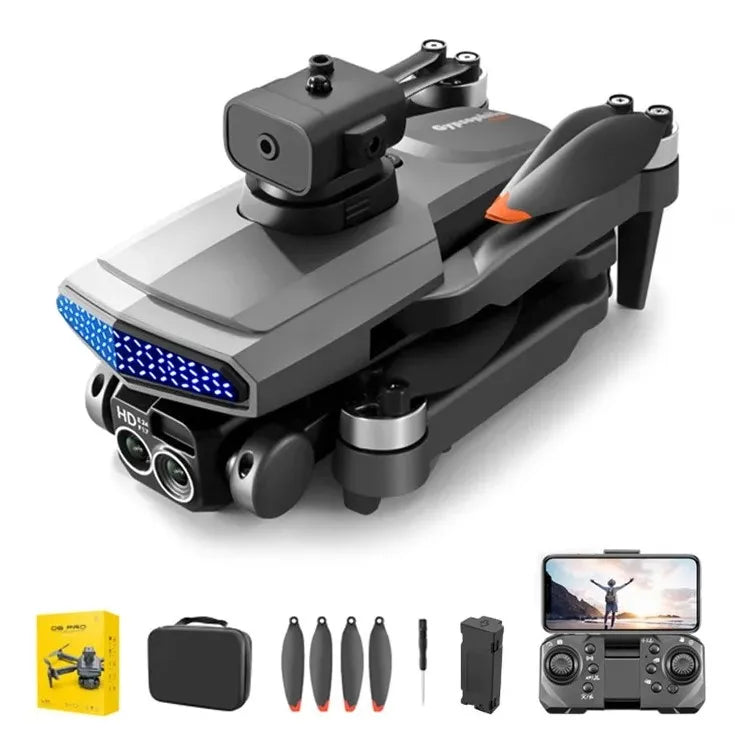 New D6 air Drone Dual 4K HD Camera WiFi FPV Obstacle Avoidance Optical Flow WIFI FPV Foldable Quadcopter RC Drone Toys Gifts