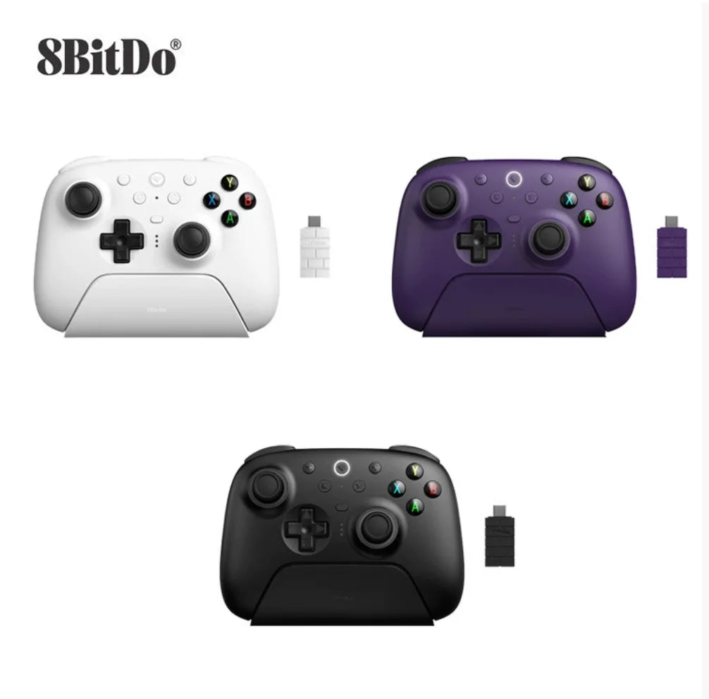 8BitDo Ultimate 2.4G Game Controller Upgraded Hall Effect Joystick for PC Windows / Steam Deck / Android / ISO Gaming Gamepad