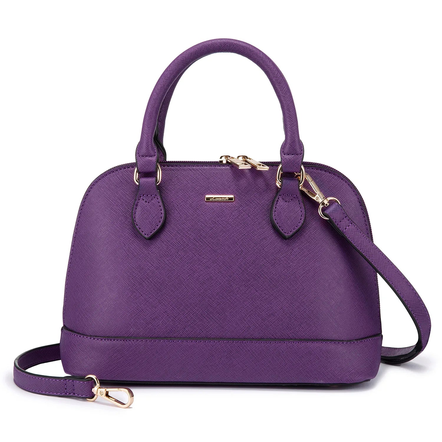 Lovevook Factory 2022 PU Leather Ladies Hand Bags Classic Top Handle Dome Satchel Bag Elegent Small Shoulder Bags Women Handbags