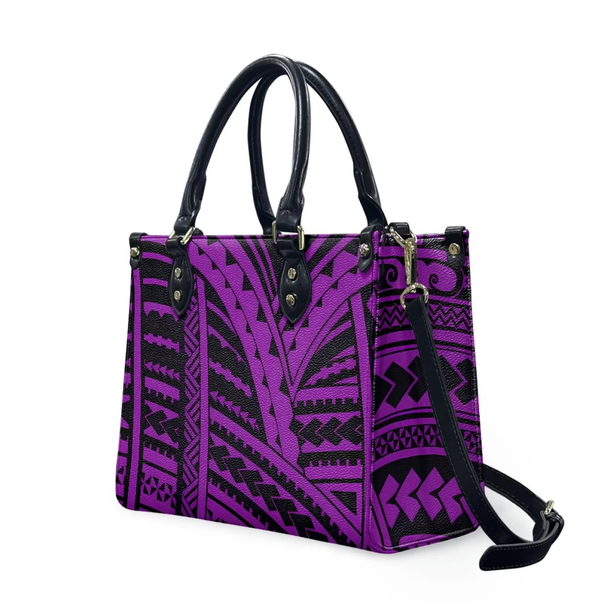 Customize Women's Handbag Leather Bags Women Handbags Ladies Wholesale Custom Polynesia Hawaiian Style Handbags for Women Luxury