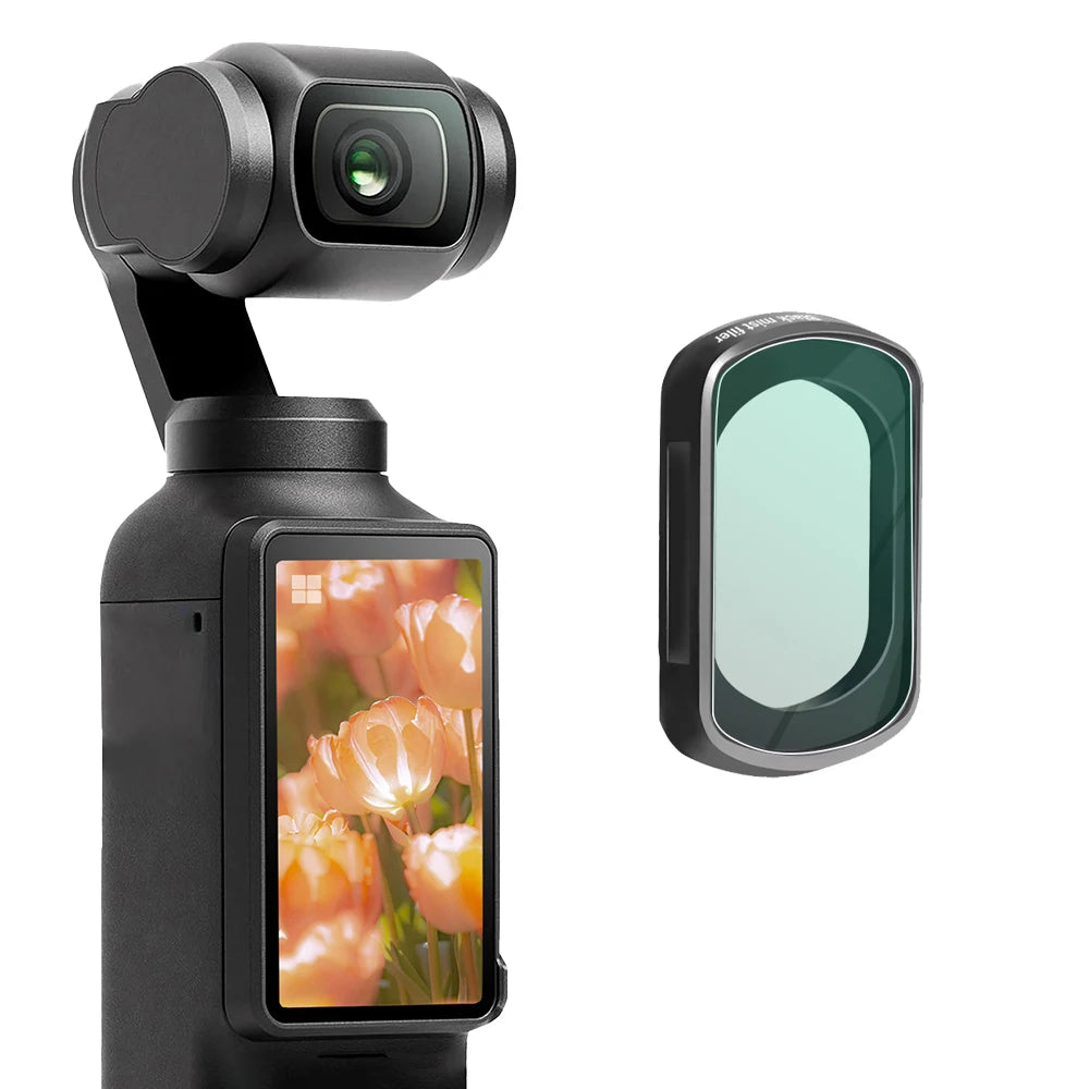 ZOMEI Lightweight Aluminum Alloy and Tempered Glass Magnetic Lens Filters Soft Streak Soft Black for OSMO POCKET 3