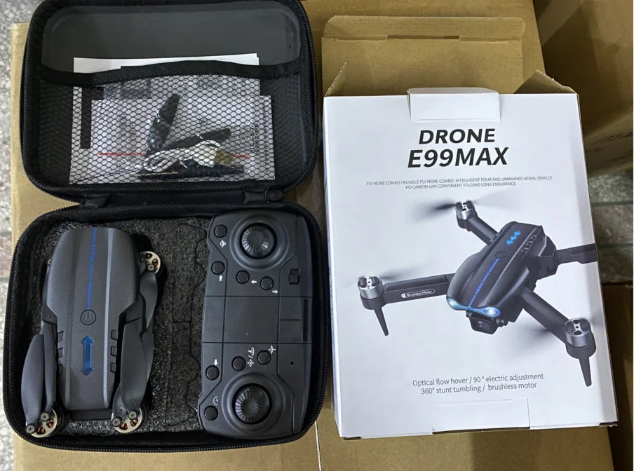 Fast Shipping E99 Max Mini 4K Wide Angle Camera WiFi FPV Quadcopter Drones Flying RC Toys for Boys Teens Children Gifts Presents