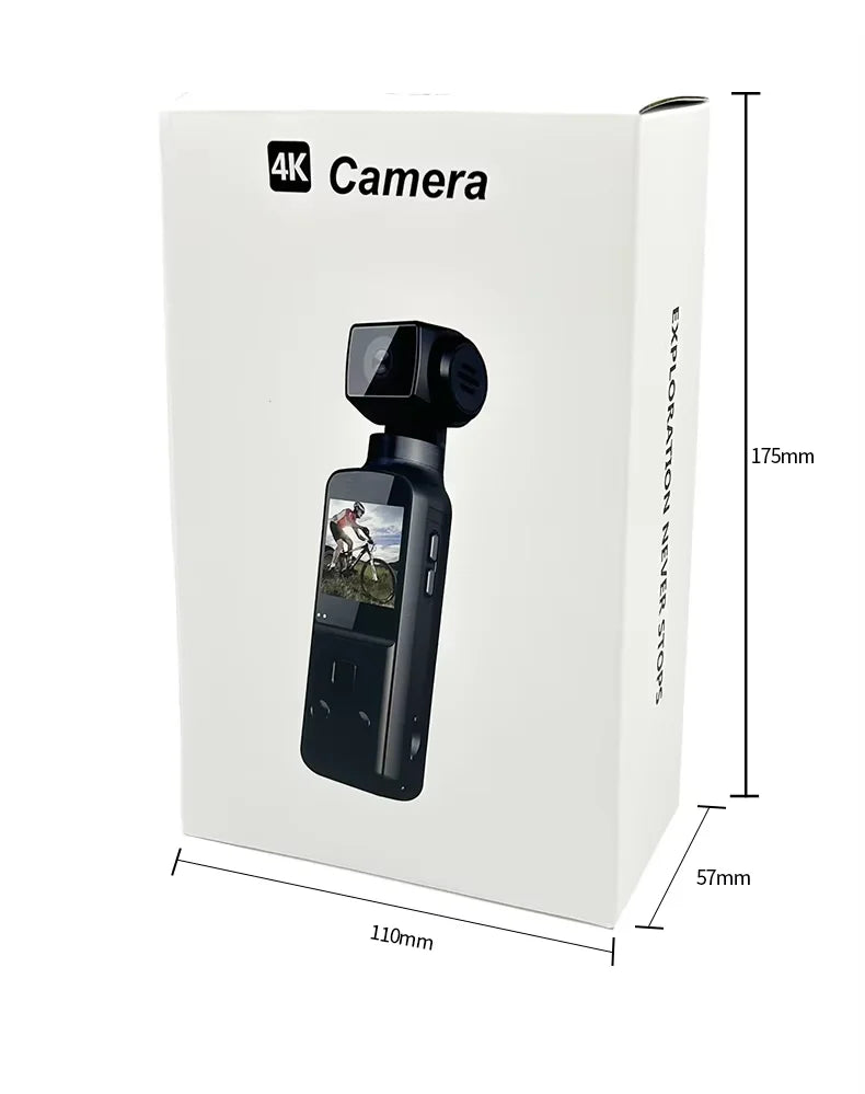 4K WiFi Body Action Camera with Audio Video Recording Wearable Body Cam Clip on Chinese Camcorder for Sports Action Photography
