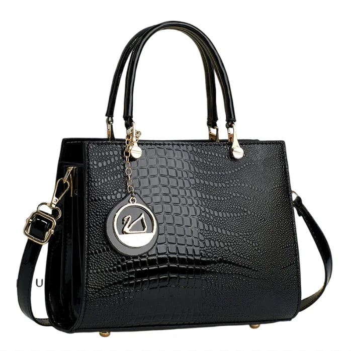 2024 New Swan Pendant Crocodile Pattern High Capacity Fashion Trend Messenger Bags Luxury Women's Bags Womens Handbags
