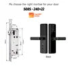 Tediton Waterproof Biometric Digital Fingerprint Smart Camera Door Lock With Tuya Wifi for Home Apartment