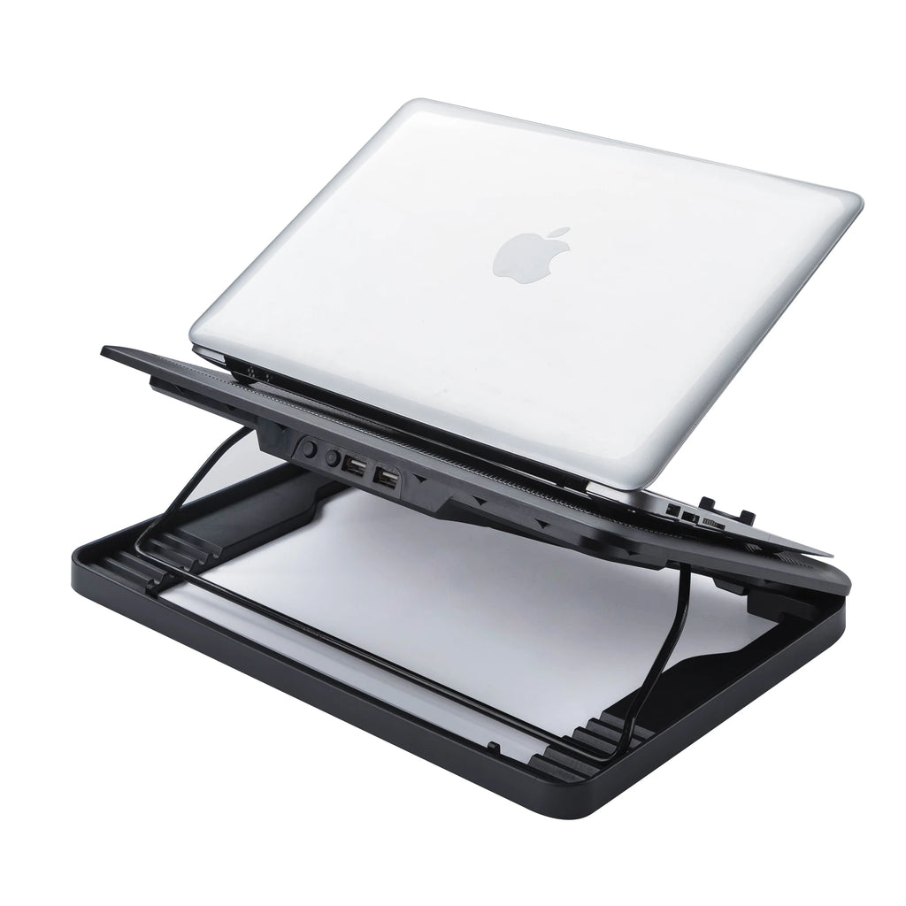 Momi 5 Fans RGB Gaming Laptop Cooler Stand Compatible with 12 to 17 Inch Notebooks New Release for Enhanced Cooling Table