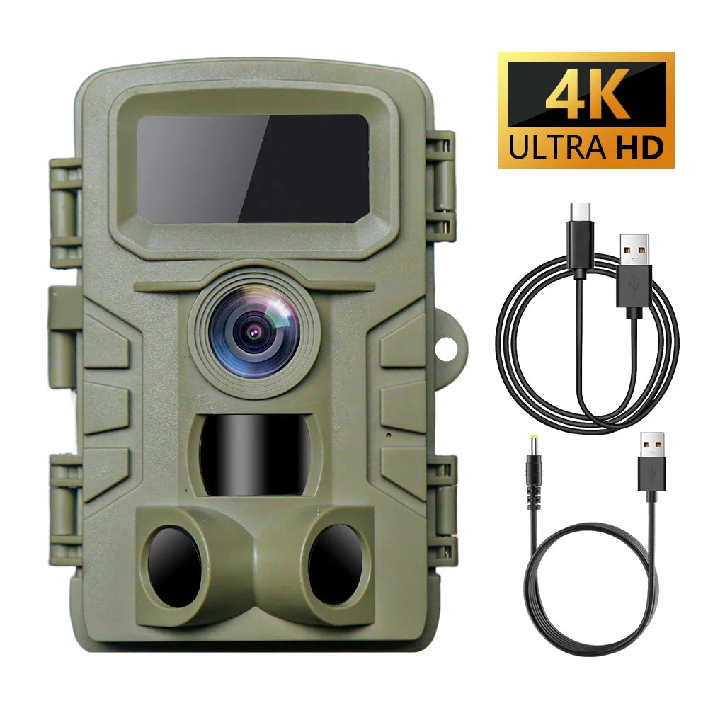 PR701 4K Wildlife 48MP Video Recording Night Vision Security Waterproof Ip65 Outdoor Trail Hunting Camera 4K With Motion Sensor