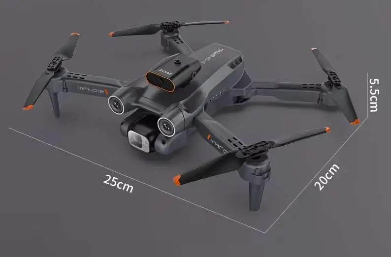 New P12 Mini Drone 4K Dual Camera Wifi FPV Full Obstacle Avoidance Rc Quadcopter Aerial Photography Helicopter Toys Gifts