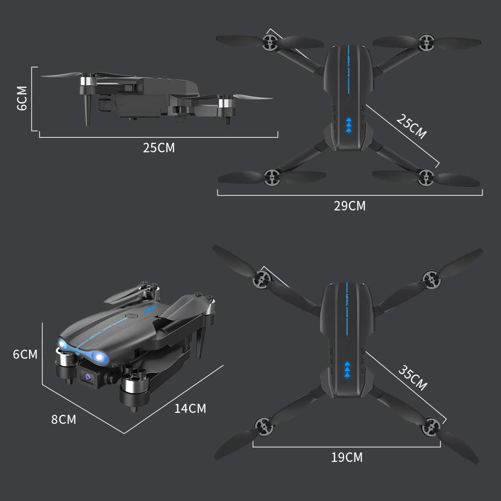 E99 MAX Drone Brushless Motor 4K Dual Camera WIFI FPV Aerial Photography RC Helicopter Foldable Quadcopter Mini Dron Profesional