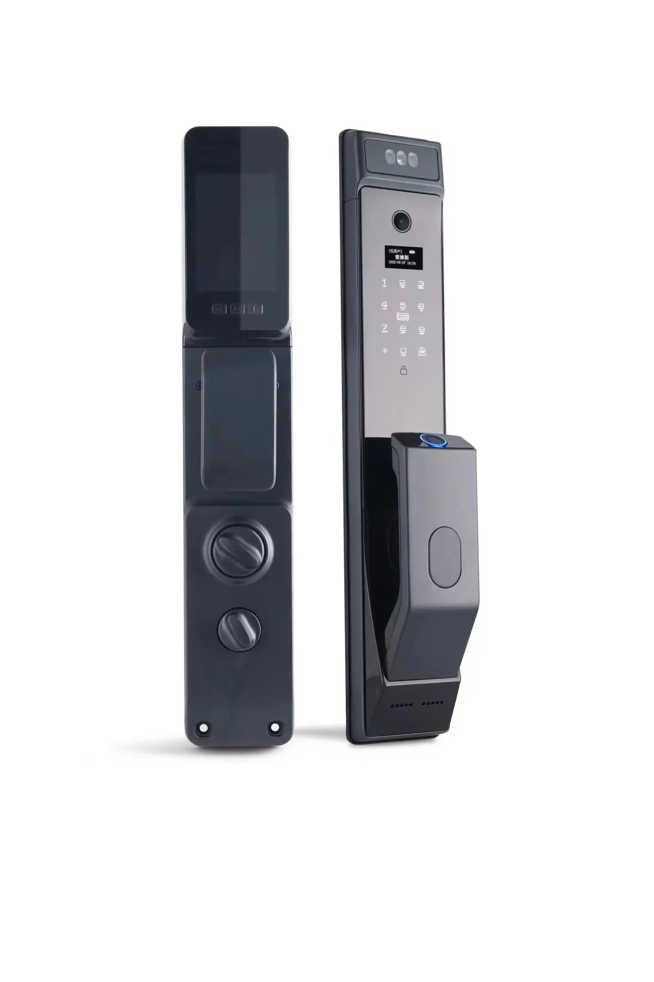 S914max 3D Face Door Lock Home Security Smart Camera Tuya  Wifi  Password Fingerprint RFID Card Aluminum Alloy Smart Door Lock