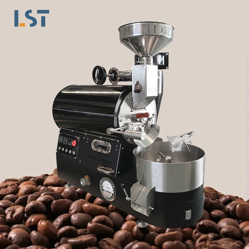 Electric Stainless Steel 1kg Fully Automatic Coffee Bean Roaster Grinder Maker for Home & Commercial Use Competitive Pricing