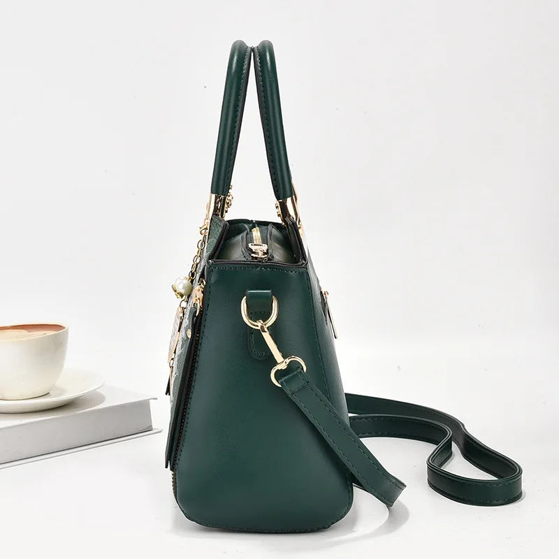 Wholesale New Fashion Pu Leather Bags Ladies Hand Bags Shoulder Crossbody Luxury Women Handbags