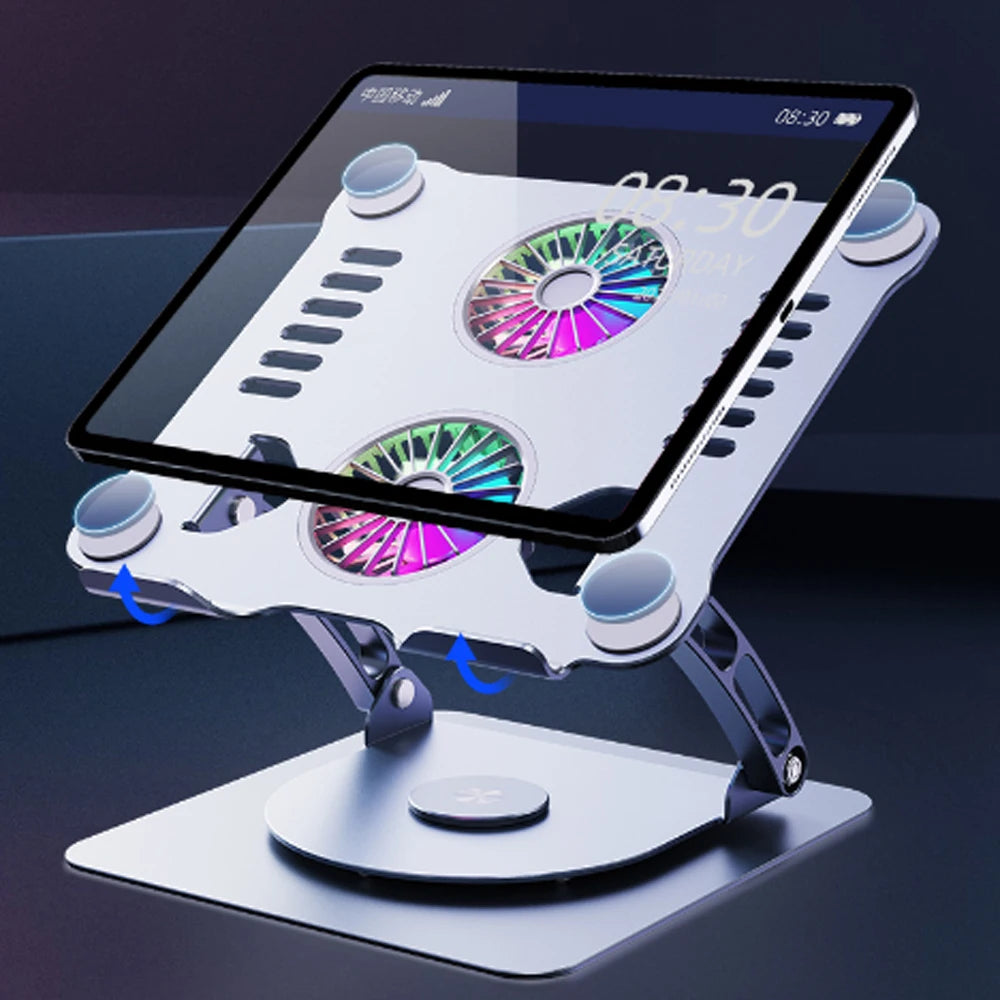 Desktop Folding Laptop Stand With Cooling Fan Refrigeration Laptop Cooler Laptop Stand