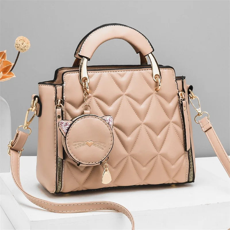 New Leather PU Luxury Hand Bags for Women Cute Bags Women Handbags Ladies Lady Bag Set Handbag Handbags