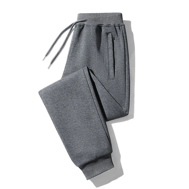 Cotton Sweatpants Men's Casual Pants Plus Size Loose Straight Pants  Men's Trousers