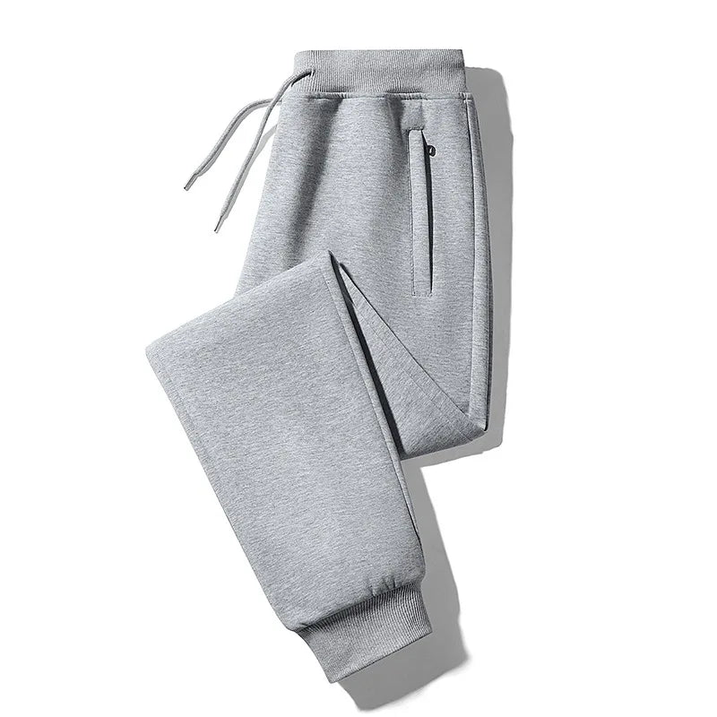 Cotton Sweatpants Men's Casual Pants Plus Size Loose Straight Pants  Men's Trousers