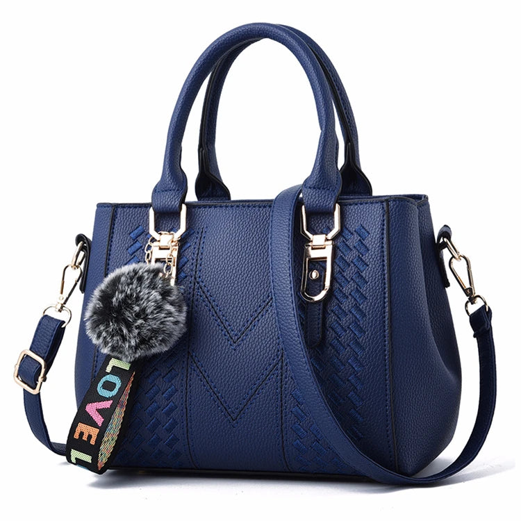 Korean Style High-quality Women Handbags Ladies Trendy Products Pu Leather Handbag Set for Lady Tote Bag