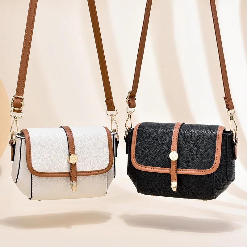 2023 Leather Pu Double Color Bags Mini Cheap Bags Women Handbags Ladies Luxury Fashion Andcomfortable