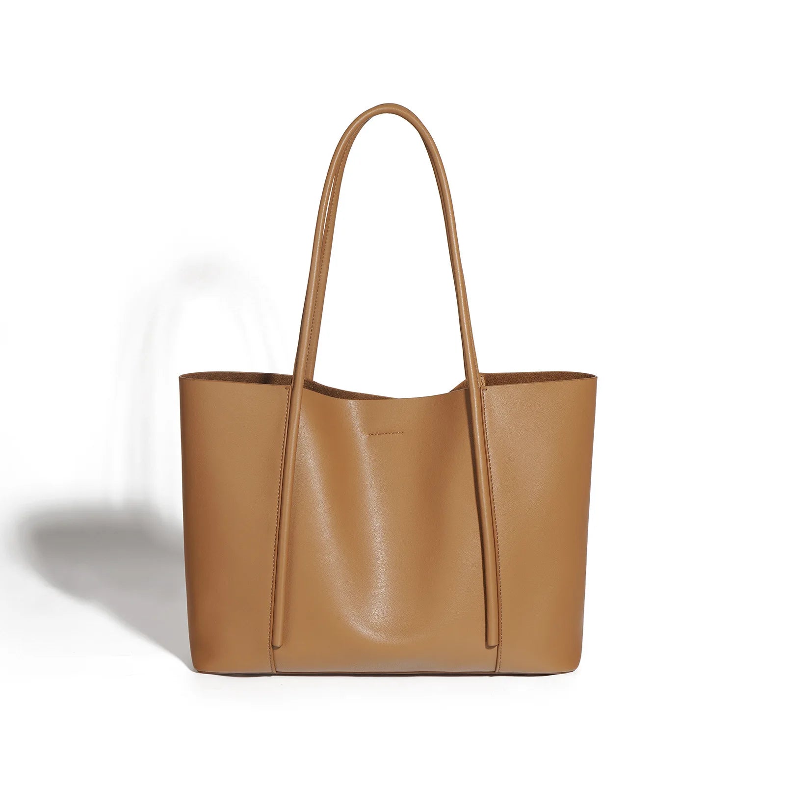 Niche Tote Bag Genuine Leather Women's Bag New Large Capacity Handbag High-end Cowhide Underarm Shoulder Bag