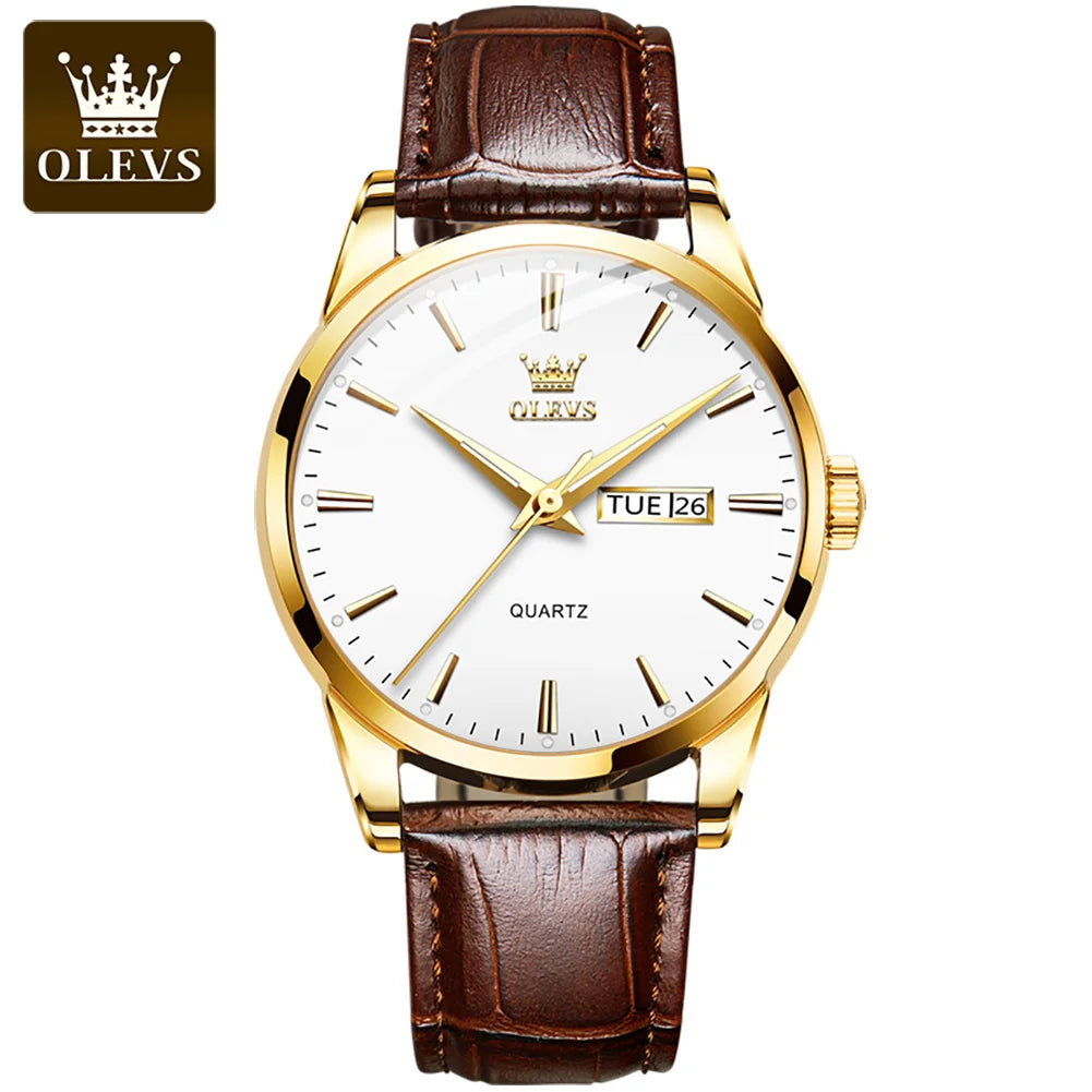 2024 OLEVS Brand 6898 Japan Movement Fashionable Business Watch Ladies Waterproof Ceramic Women's Watches Quartz Wrist Watch