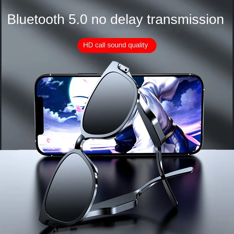 Custom Newest Wireless Speaker Headset Headphone Music Smart Glasses Digital Glass Audio Blue Tooth Sunglasses Smart Sunglasses