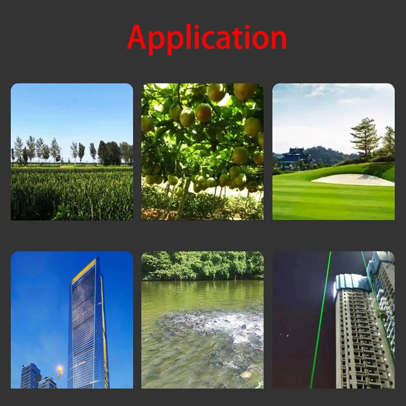 520nm 1W Green Laser Bird Repeller Electric Bird Repellent for Fish Ponds Warehouses Plantations