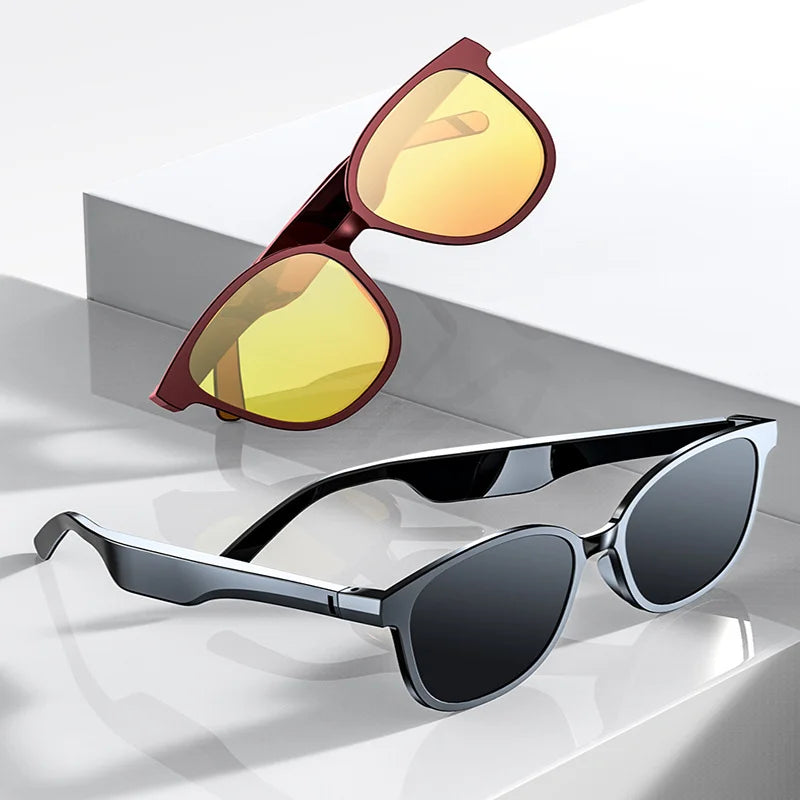 Wireless 5.0  Smart Sunglasses Audio Digital Glass Headset Smart Wearable Accessory for Music Listening