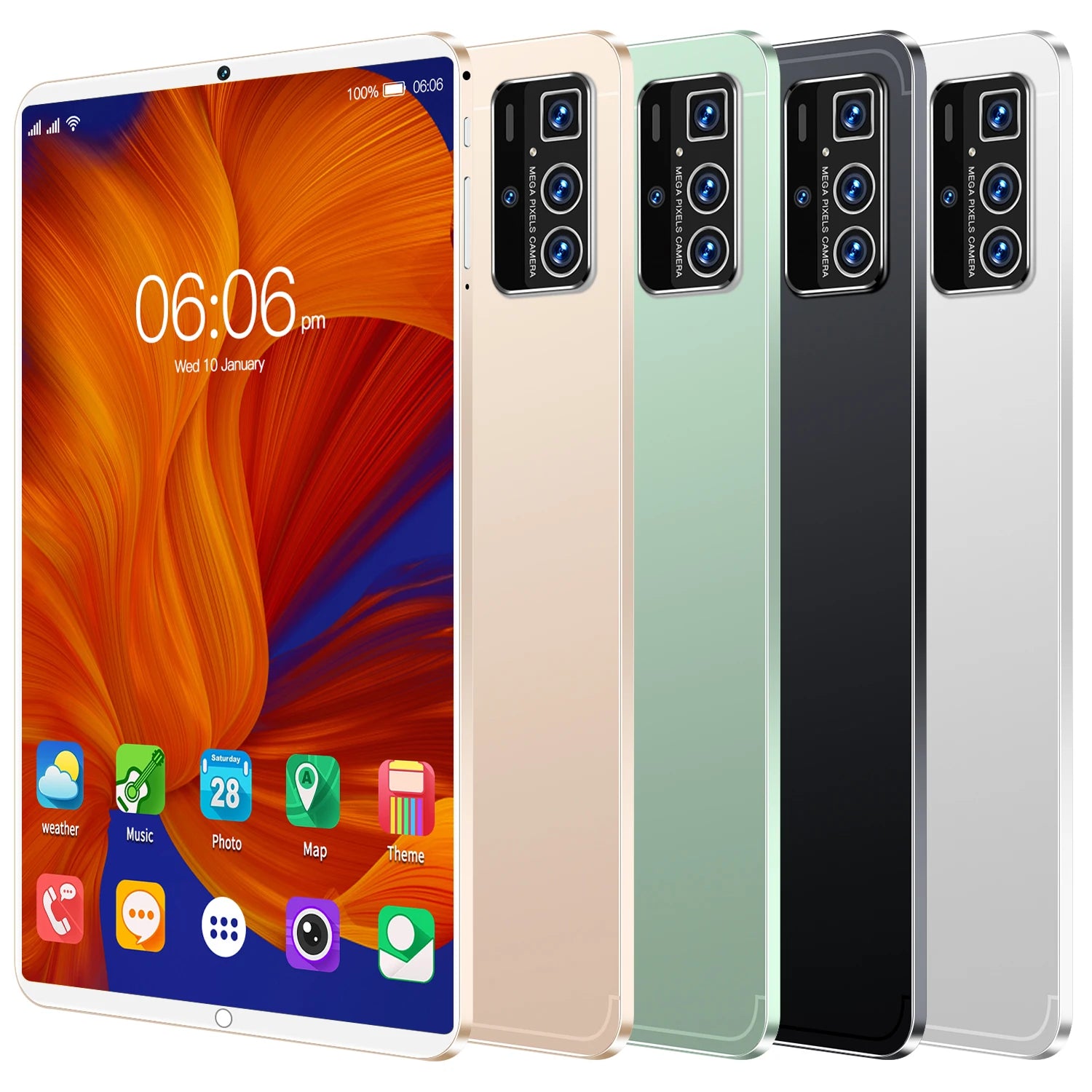 Custom Branded 12 Inch Android Tablet with Dual SIM  16GB+1TB Educational Use Phone Call Capable