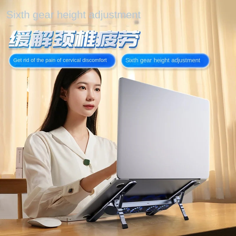 Core Ice Zun Folding Portable Fan Laptop Radiator Tablet Bracket Silent ABS Air-Cooled Game Base
