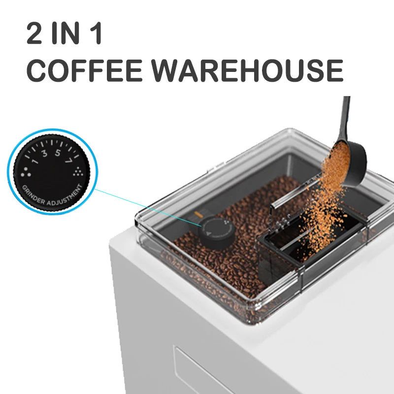 M3 15Bar Home Cappuccino Latte Espresso Maker Machine Fully Automatic Coffee Machine With Grinder