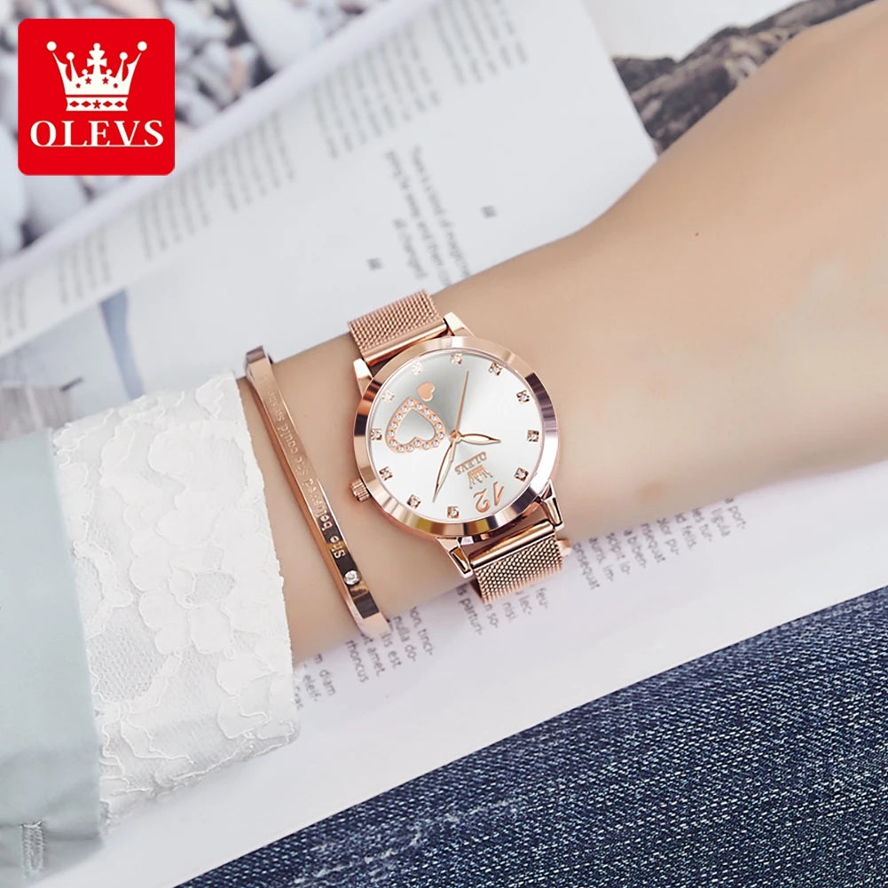 OLEVS Watch 5189 Hot Selling Brand Popular Women's Watches Good Quality Quartz Movement 3ATM Waterproof Ladies Watch