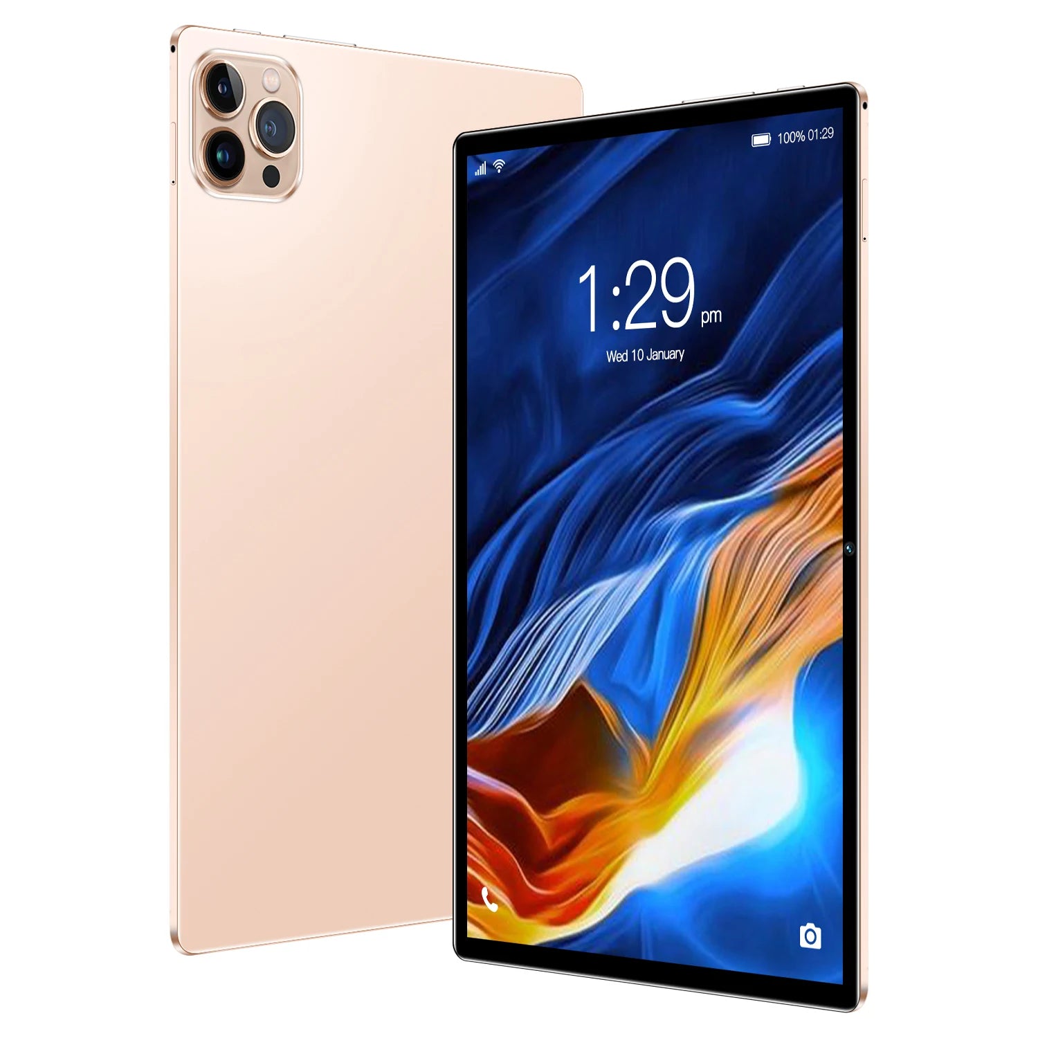 X11 Customized 10.1 Inch Android Tablet 8GB+256G Dual SIM HD Capacitive 6000mAh Front Keyboard Android 10 OS Educational Call