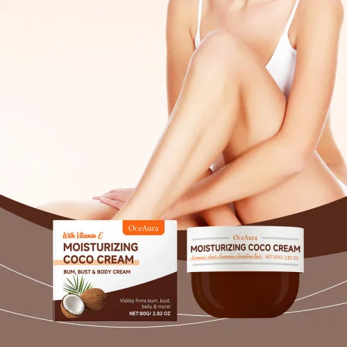 OceAura Coconut Oil Moisturizer Moisturizes Body To Improve Dry Elastic Moisturizing Skin Care Cream