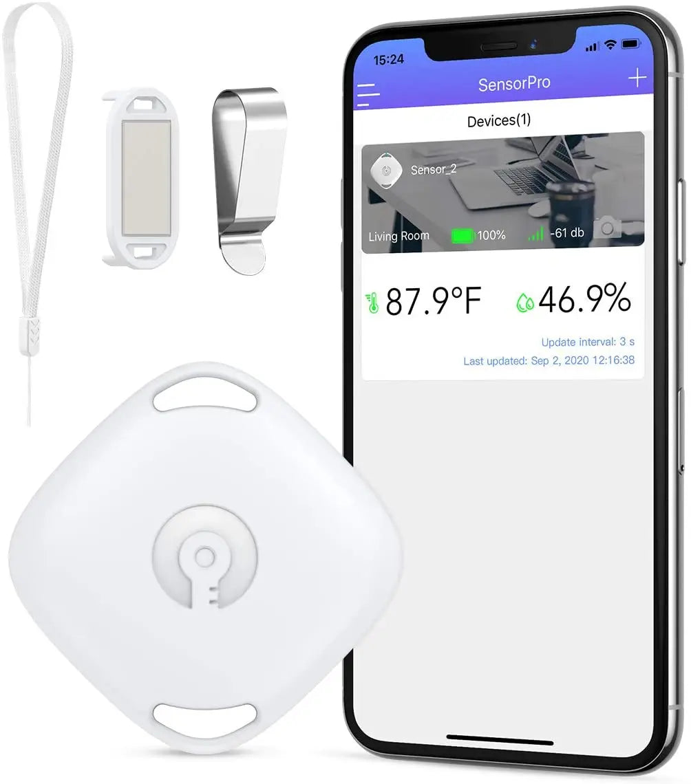 Smart Temperature and Humidity Sensor Smart Home Indoor Outdoor Intelligent Sensor Thermometer Hygrometer Meter
