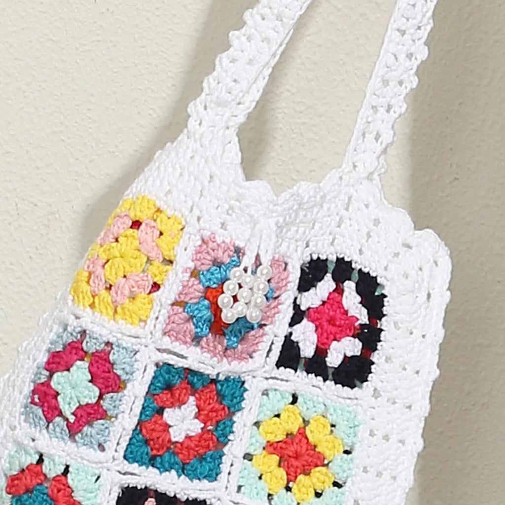 China Factories Woven Hand Crochet Beach Tote Bags Women Handbags Ladies