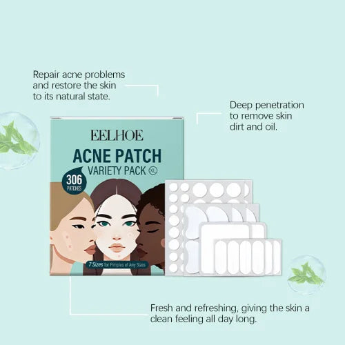 EELHOE Acne Set Facial Daily Gentle Cleansing Soothing Nourishing Skin Care Patch
