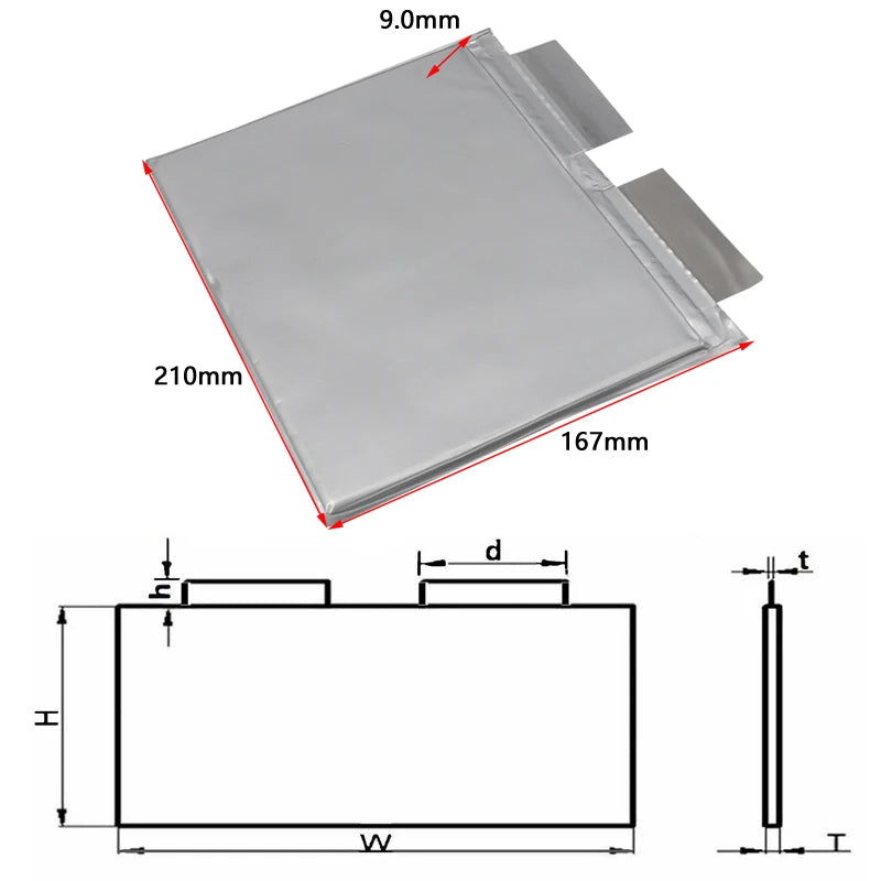 20000 Cycles YKY Supercapacitor Graphene Pouch 4.2V42000F20AH 6C Fast Charge ultra Capacitor House Camping Solar Power Bank